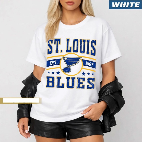 Other - St. Louis Blues Shirt, Retro St. Louis Blues Tee